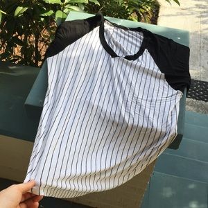 brandy striped t shirt dress!